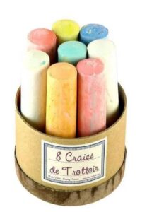 craies trottoir pour bébé pour dessiner sur carton ou tableau